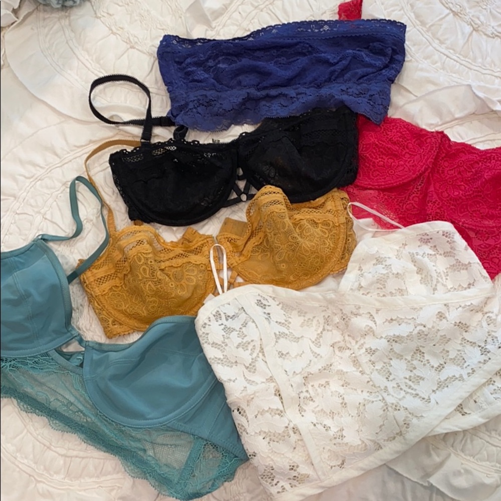 Bundle of 6 Free People Bras